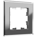                  BRITE Рамка 1 пост РУ-1-2-БрСе стекло серый
               