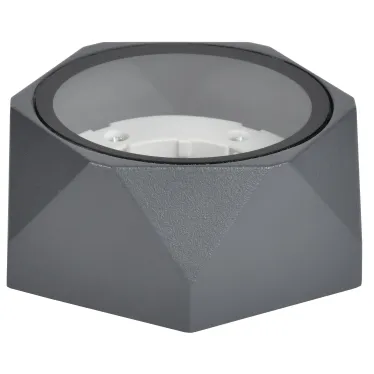 LIGHTING Светильник уличный 5304 потолочный под лампу GX53 IP65 серый IEK