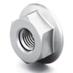                  Гайка М8 DIN 6923 со стопорным буртиком, класс прочности 8, цинк-ламель | ГМСБ-8.8-DIN-ЦЛ | OSTEC
               