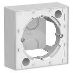                  Коробка ATLASDESIGN для наружного монтажа белый
               