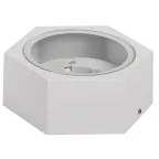 LIGHTING Светильник уличный 5204 потолочный под лампу GX53 IP65 белый IEK