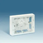                  Коробка для наружного монтажа накладки 27722-35, 250х193х53мм, белый
               
