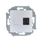 Розетка 15 HDMI алюминий
