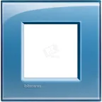                  LivingLight Рамка прямоугольная 1 пост Голубой
               