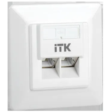 Розетка информационная внутренняя RJ45 кат. 5Е FTP 2 порта