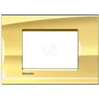                  LivingLight Рамка прямоугольная 3 поста Золото
               