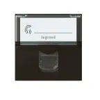                  Розетка RJ 45 Mosaic категория 6a - STP - 2 модуля - матовая черная
               
