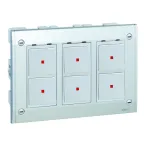                  Connect Рамка на 3 S-модуля к монтажной коробке SBM250, Сима Про, алюминий
               