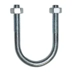 Болт U-образный оцинк. M8 1 1/2" (1 шт.) - пакет ( 0,079 кг) | 136983 | Tech-KREP