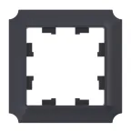                  ATLASDESIGN ANTIQUE 1-постовая рамка, КАРБОН
               