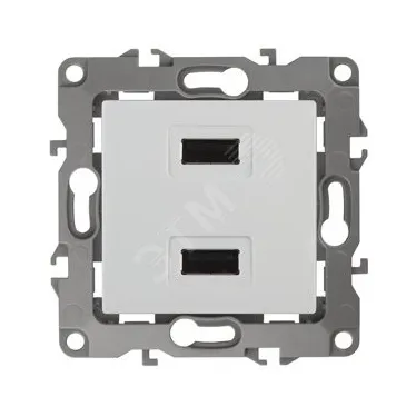 Устройство зарядное USB, 5В-2100мА, Эра12, белый, 12-4110-01