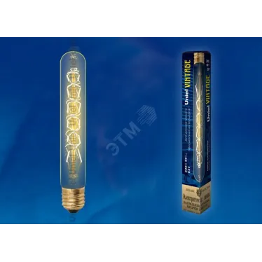 Лампа накаливания декоративная ЛОН 60 вт 300 Лм E27 Vintage IL-V-L32A-60/GOLDEN/E27 CW01