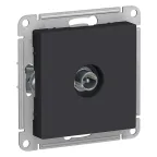                  Розетка ATLASDESIGN TV оконечная 1DB механизм карбон
               