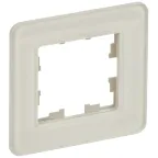                  BRITE Рамка 1 пост РУ-1-2-Бр стекло песчаный RE IEK
               