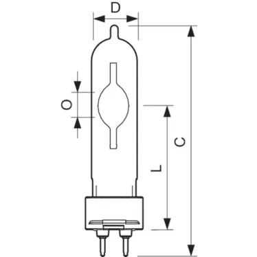 Лампа металлогалогенная MSTC CDM-T 250W/830 G12 1CT/12 | 928089805131 | PHILIPS