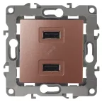                  Устройство зарядное USB, 5В-2100мА, Эра12, медь, 12-4110-14
               