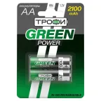 Аккумулятор HR6-2BL 2100 mAh (20/240/14400) (AA)  | C0032099 | ТРОФИ