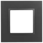                  Рамка для розеток и выключателей Elegance 14-5011-05 Classic, на 1 пост, антрацит
               