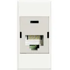 Axolute Розетка компьютерная RJ45 FTP категория 6 110 IDC белая