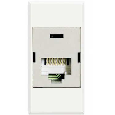 Axolute Розетка компьютерная RJ45 FTP категория 6 110 IDC белая