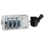 Выключатель-разъединитель Vistop - 100 A - 4П - рукоятка сбоку - чёрная рукоятка | 022527 | Legrand