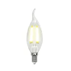                  Лампа светодиодная LED 5вт 200-250В свеча на ветру диммируемая 450Лм Е14 4000К Air филамент
               