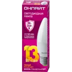 Лампа светодиодная 13вт OLL-C37-13-230-2.7К-E27-FR ОНЛАЙТ