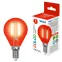 Лампа светодиодная LED-G45-5W/RED/E14 GLA02RD LED. "шар". серия Air color. Красный свет | UL-00002985 | Uniel
