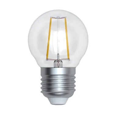 Лампа светодиодная диммируемая Форма шар LED-G45-9W/3000K/E27/CL/DIM GLA01TR прозрачная Air Теплый (3000K) Картон