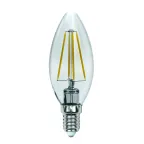                  Лампа светодиодная LED 13вт 200-250В свеча прозрачное 1150Лм Е14 4000К Sky филамент
               