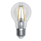 Лампа светодиодная диммируемая. Форма А, проз рачная LED-A60-10W/4000K/E27/CL/DIM GLA01TR