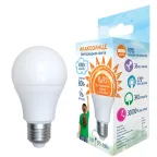                  Лампа светодиодная LED-A60-9W/4000K/E27/FR/RA95 PLK01WH LED, мат.. 4000К . | UL-00006504 | Uniel
               