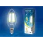 Лампа светодиодная LED-C35-6W/WW/E14/CL GLA01TR LED. "свеча", прозр серия Air. 3000K | UL-00002196 | Uniel