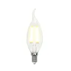                  Лампа светодиодная LED 5вт 200-250В свеча на ветру диммируемая 450Лм Е14 3000К Air филамент
               