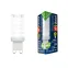 Лампа светодиодная прозрачная Белый свет 4000К LED-JCD-9W-4000K-G9-CL GLZ09TR