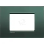                  LivingLight Рамка прямоугольная 3 поста Зеленый шелк
               