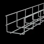                  Проволочный лоток 80х100 L3000 мм INOX304 | PL80-100-3000 INOX304 | КМ - профиль
               