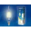 Лампа светодиодная LED-CW35-7,5W/WW/E14/CL GLA01TR LED. "свеча на ветру", прозр серия Air. 3000K | UL-00003248 | Uniel