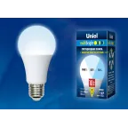 Лампа светодиодная LED-A60-10W/NW/E27/FR/MB PLM11WH LED. «А», матовая. Серия Multibright. 4000K 100-50-10 . | UL-00002372 | Uniel