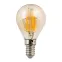 Лампа светодиодная Vintage 5 Вт Форма шар золотистая колба Картон ТМ Uniel LED-G45-5W/GOLDEN/E14 GLV21GO