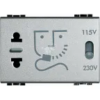                  Розетка для бритв с изолирующим трансформатором 230В 50/60Гц
               