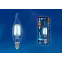 Лампа светодиодная LED-CW35-13W/4000K/E14/CL PLS02WH LED. "свеча на ветру", прозр. Серия Sky. 4000К . | UL-00005904 | Uniel