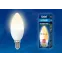 Лампа светодиодная LED-C37-6W/WW/E14/FR/MB PLM11WH LED. «свеча», матовая. Серия Multibright. 3000K 100-50-10 . | UL-00002373 | Uniel