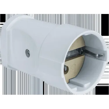 Розетка Navigator 61 366 NCA-SK01-16A-E-WH переносная с заземлением белая