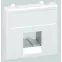 Connect Адаптер на 1 конектор RJ45 Connect AMP(S110SL110SLt)Brand-RexRIT 45х45мм графит