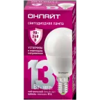                  Лампа светодиодная 13вт OLL-G45-13-230-4K-E14-FR PRO 90-240В ОНЛАЙТ
               