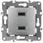 Устройство зарядное USB, 5В-2100мА, Эра12, алюминий, 12-4110-03