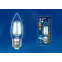 Лампа светодиодная LED-C35-13W/4000K/E27/CL PLS02WH LED. "свеча", прозр. Серия Sky. 4000К . | UL-00005902 | Uniel