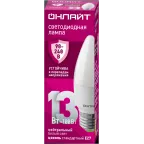 Лампа светодиодная 13вт OLL-C37-13-230-4K-E27-FR PRO 90-240В ОНЛАЙТ