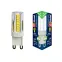 Лампа светодиодная прозрачная LED-JCD-5W/4000K/G9/CL GLZ09TR Белый свет (4000К). Картон. ТМ Uniel.